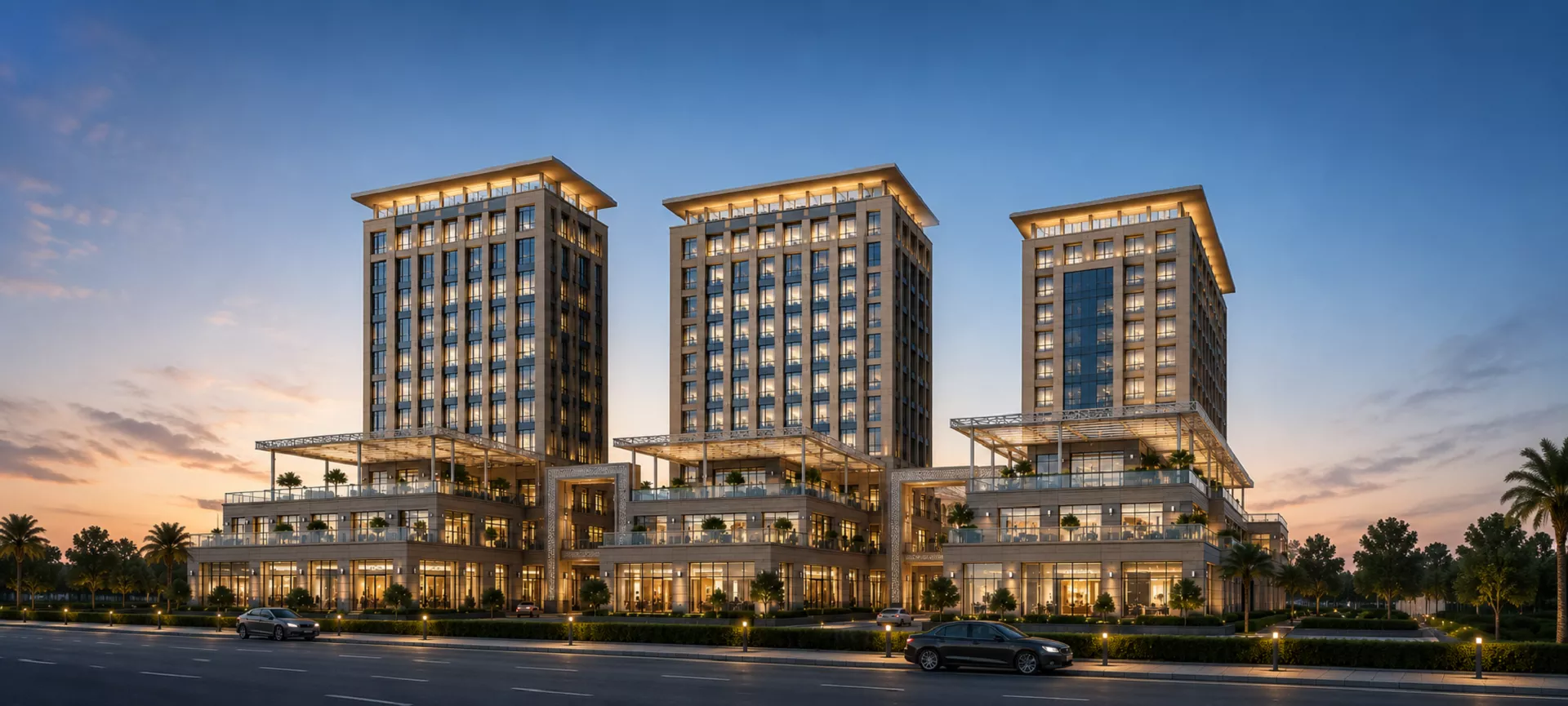 Puri Aerosphere Sector 111 Gurgaon commercial towers front elevation view