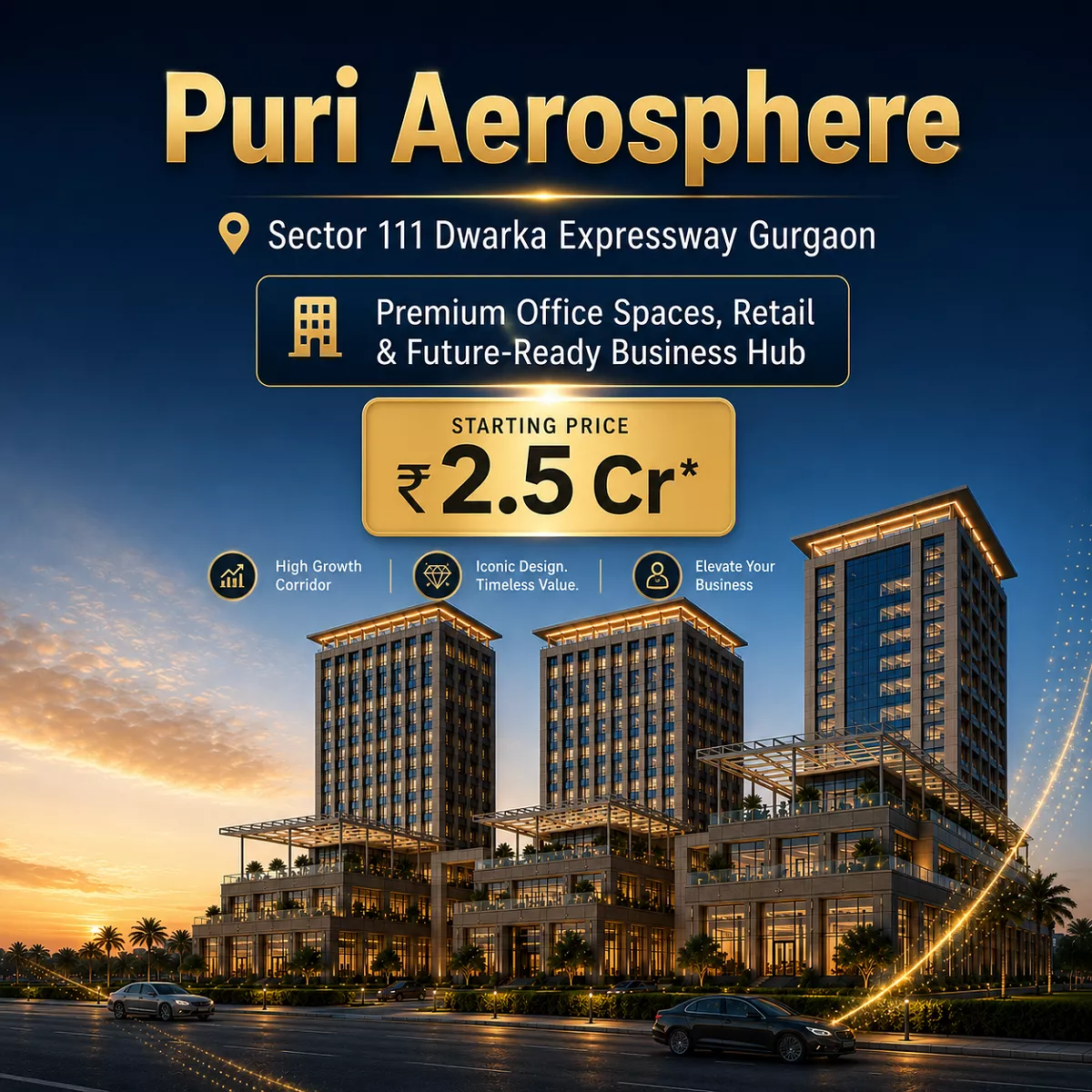 Puri Aerosphere Sector 111 Gurgaon price and offer